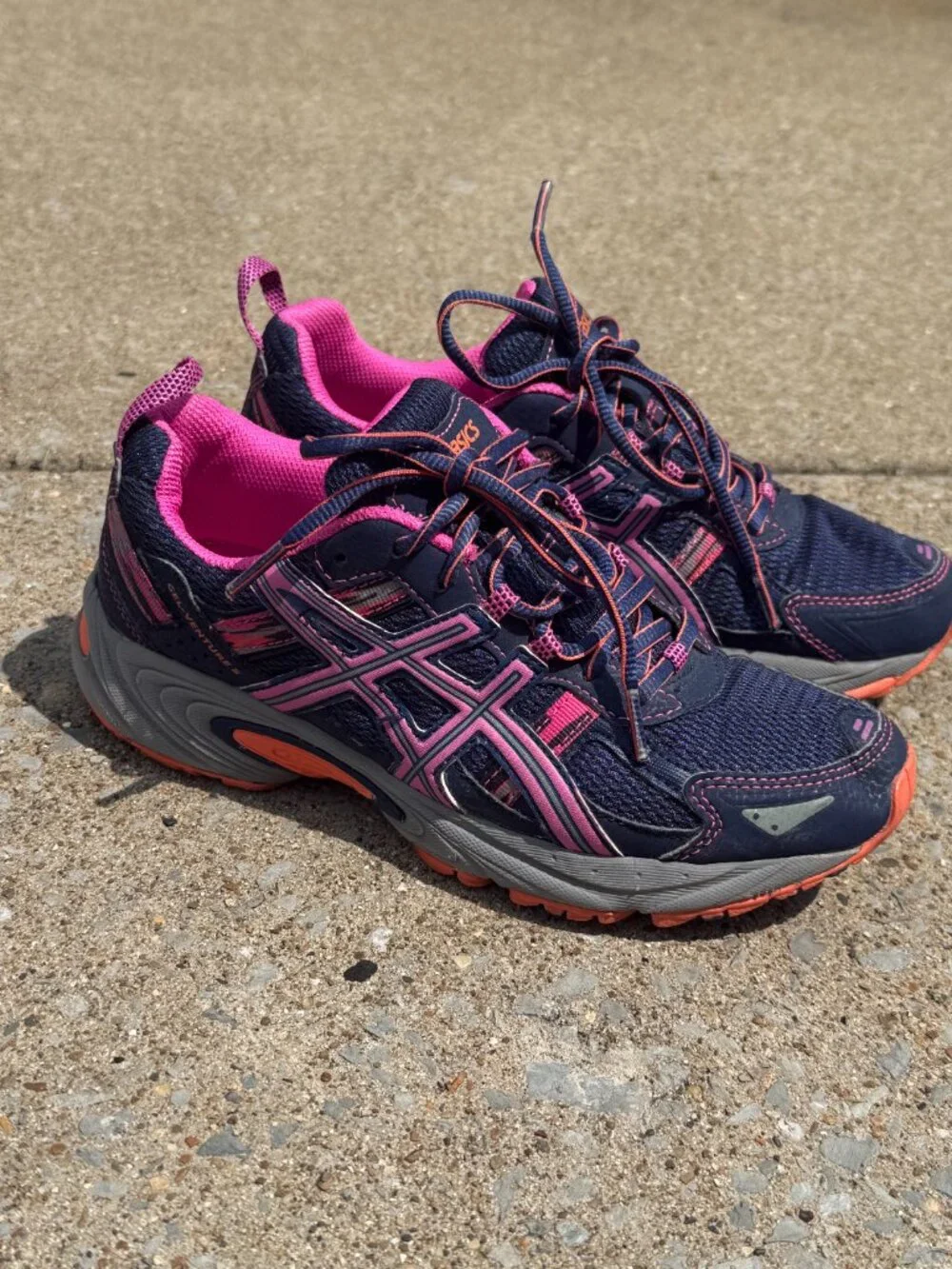 ASICS Gel Venture 5 Trail Running Shoes Gorpcore Athleisure Sz 7 W 2015